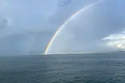 Family attending attended burial at sea off Carolina Beach aboard the Wild Rover III