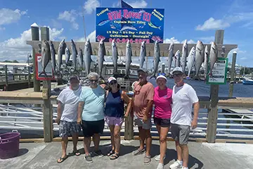 Wild Rover III charter boat mahi catch and bottom fishing trip near Carolina Beach NC